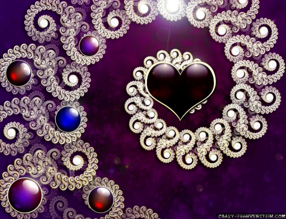Beautiful Dark Purple Heart Beautiful Dark Purple Heart