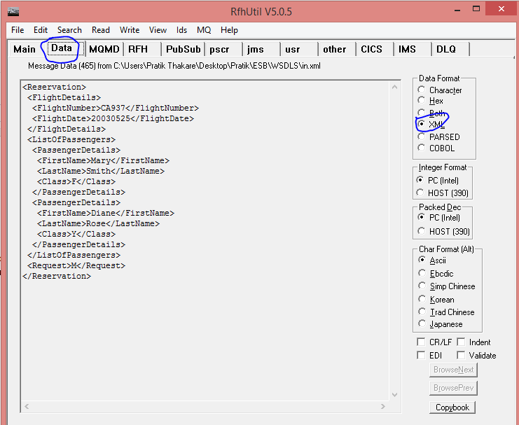 Sphere Message broker and Sphere MQ How to test message flow