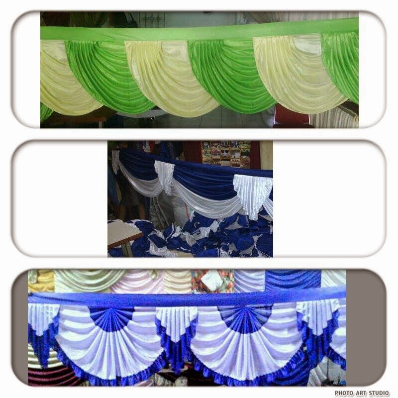 RUMBAI RENDA ROMBE TENDA PESTA Perlengkapan Tenda jual rumbai poni tenda