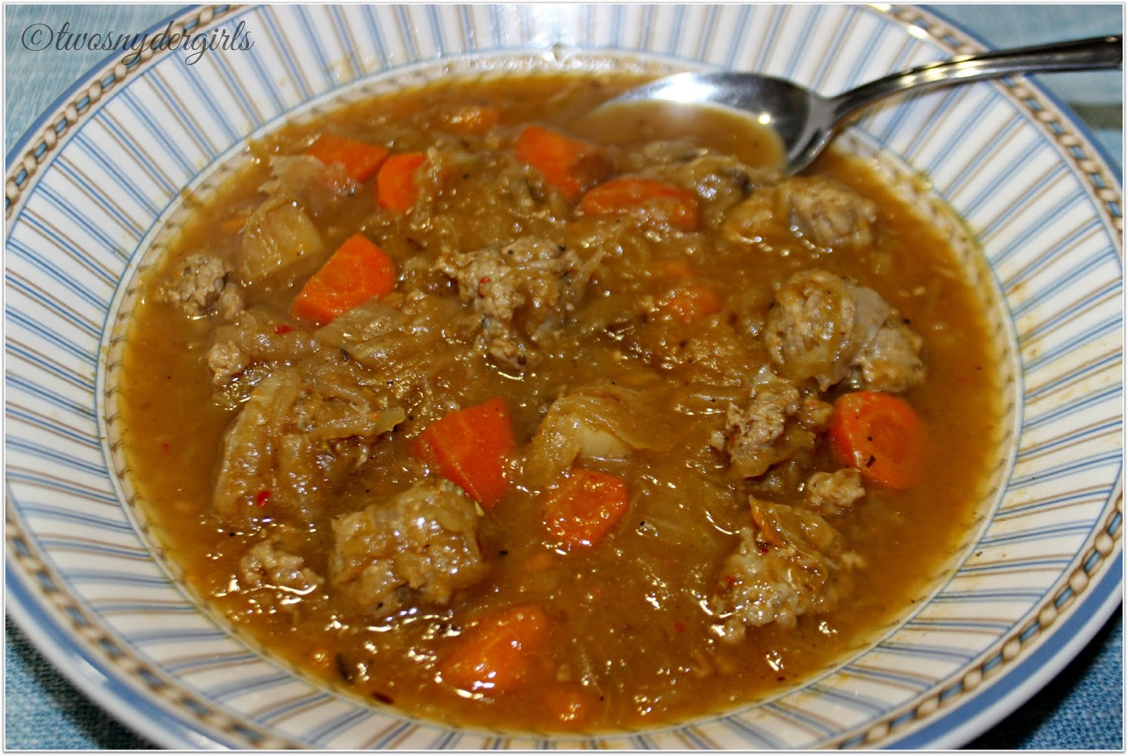 Grandparents & Grandchildren Sauerkraut and Sausage Soup
