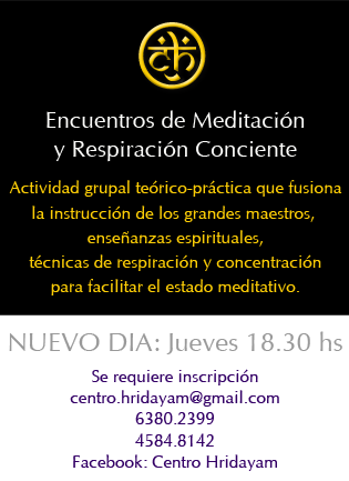Encuentros de Meditación Febrero 2014