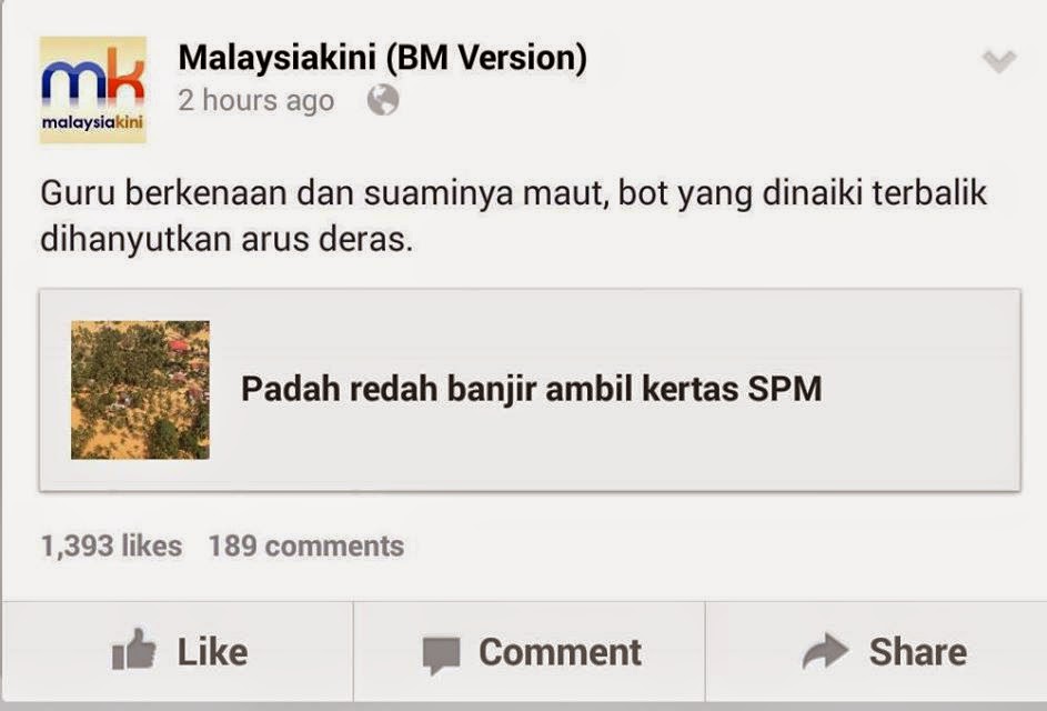 Malaysiakini malay version