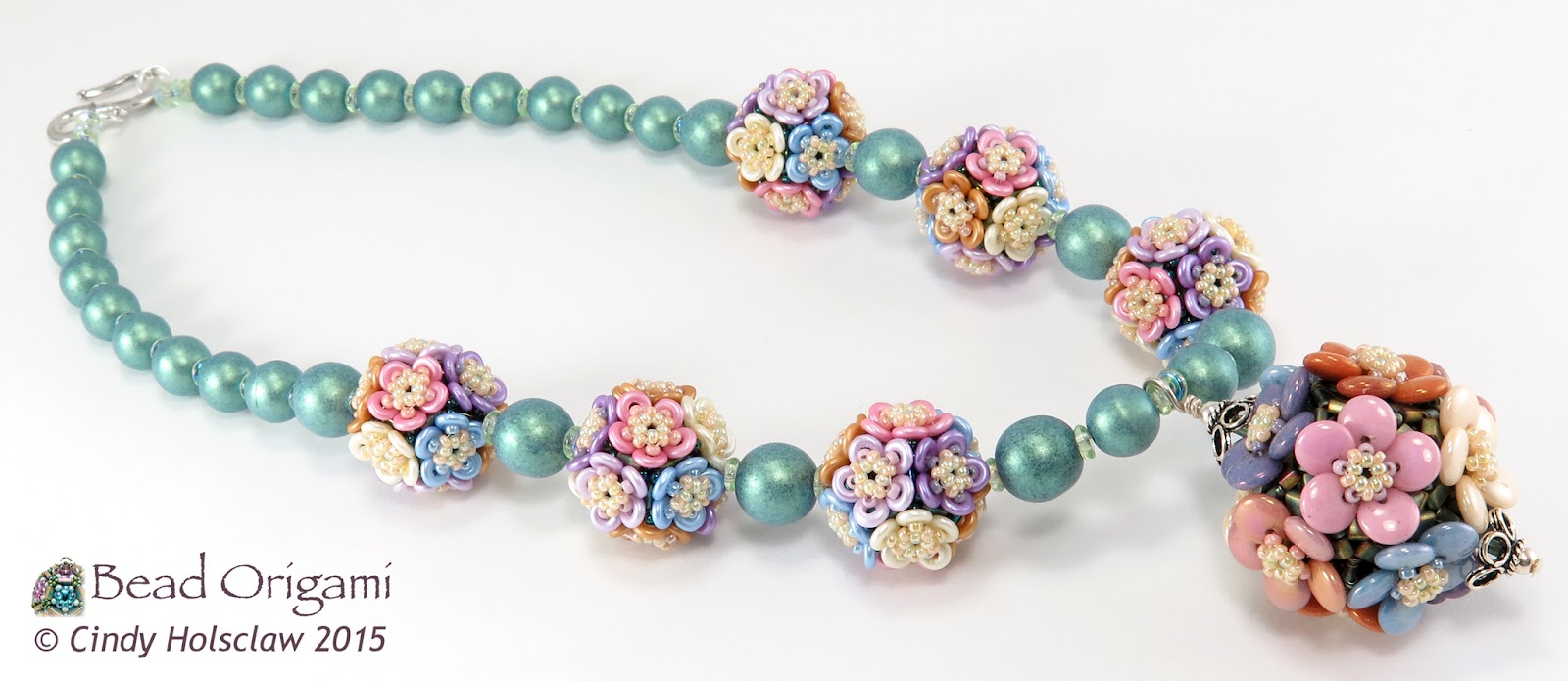 Bead Origami Highland Garden Necklace