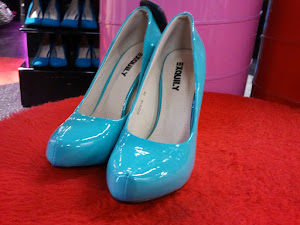 chaussures turquoises