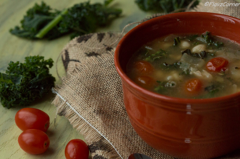 Kale Navy Bean Soup