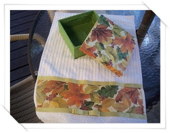 Passo a Passo Colagem na Toalha de Lavabo