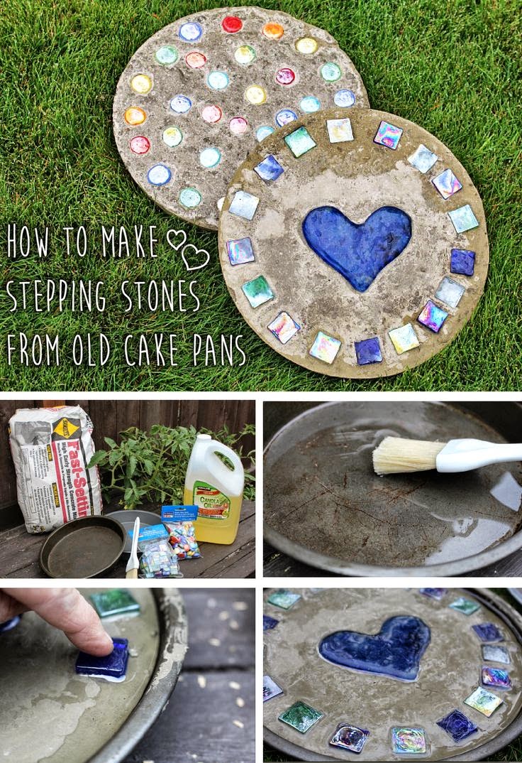 Helping Kids Grow Up: How To Make Your Own Garden Stepping Stones