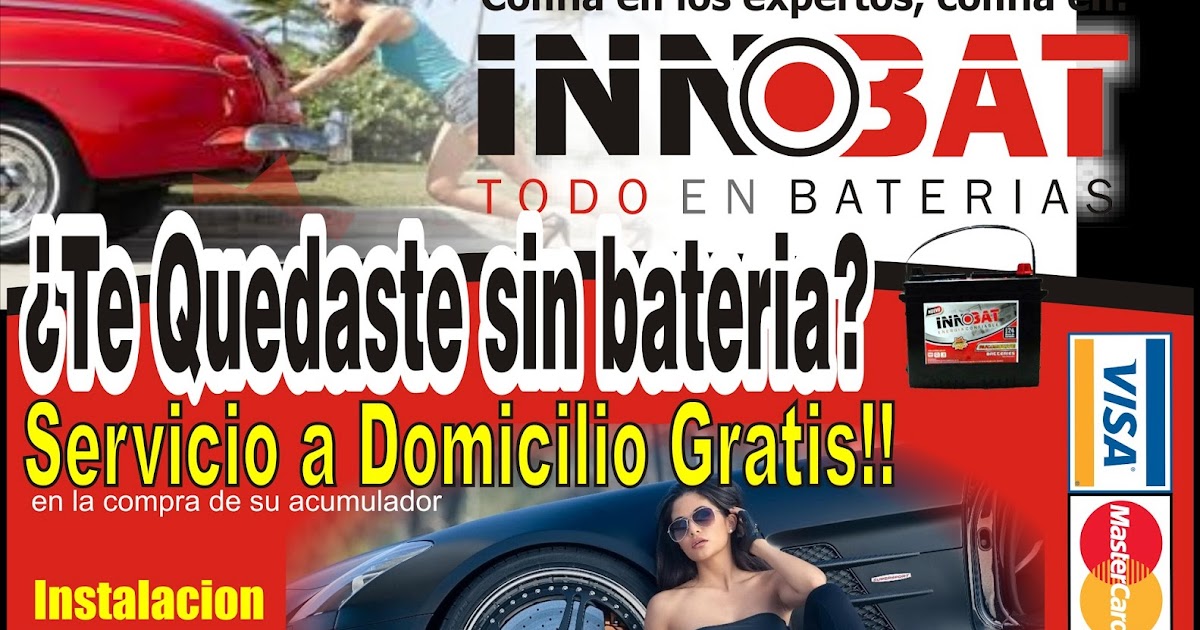 Innobat Baterias Lth A Domicilio En Puebla