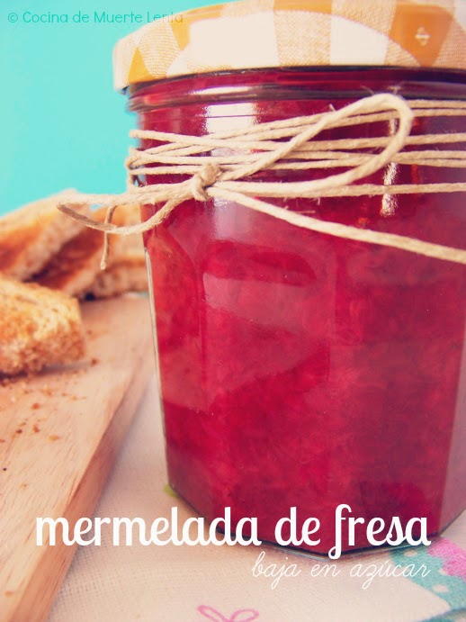 Mermelada de Fresa baja en azúcar - Cocina de Muerte Lenta Mermelada de Fresa baja en azúcar - Cocina de Muerte Lenta