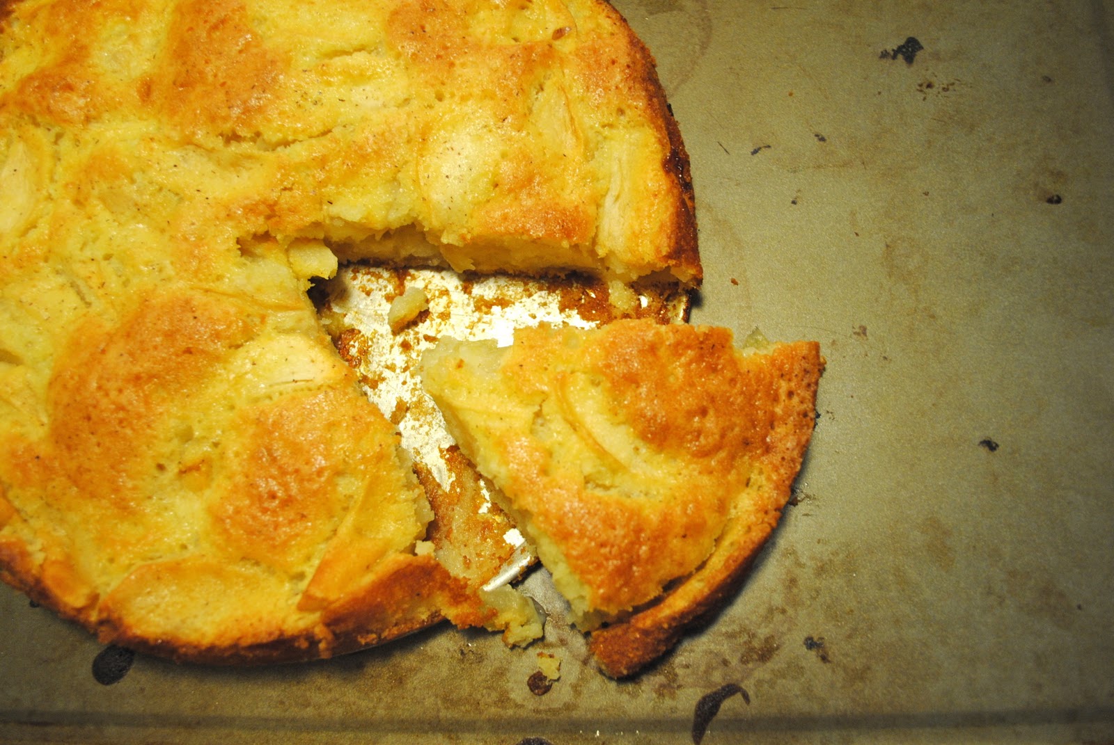 Dorm Room Dinner Apple Cake for Late Night Baking