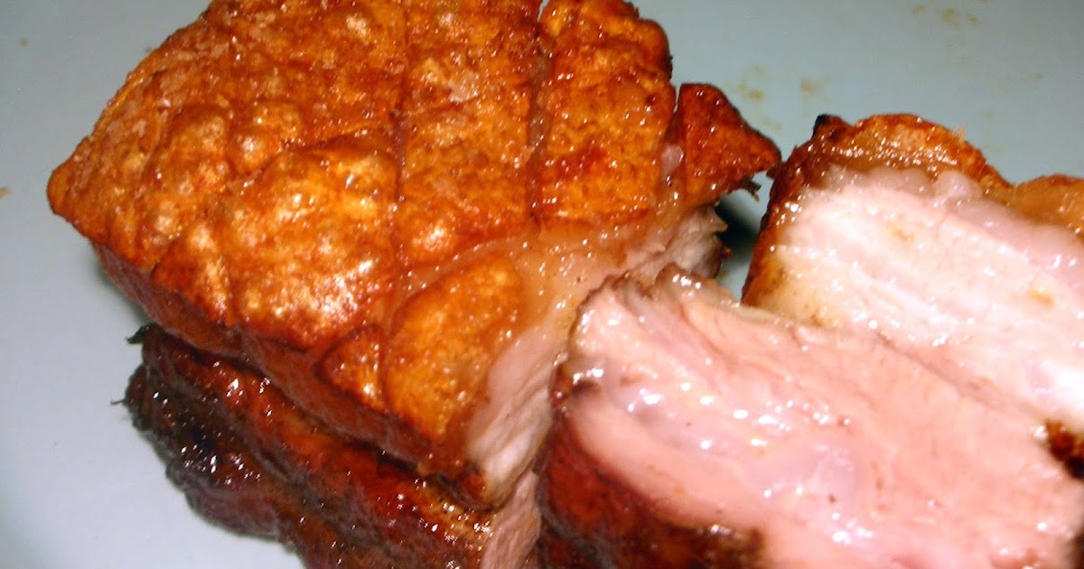 Easily Good Eats Crispy Chinese Roasted Pork Belly Recipe