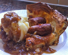 Toad in the hole Well risen TOAD IN THE HOLE