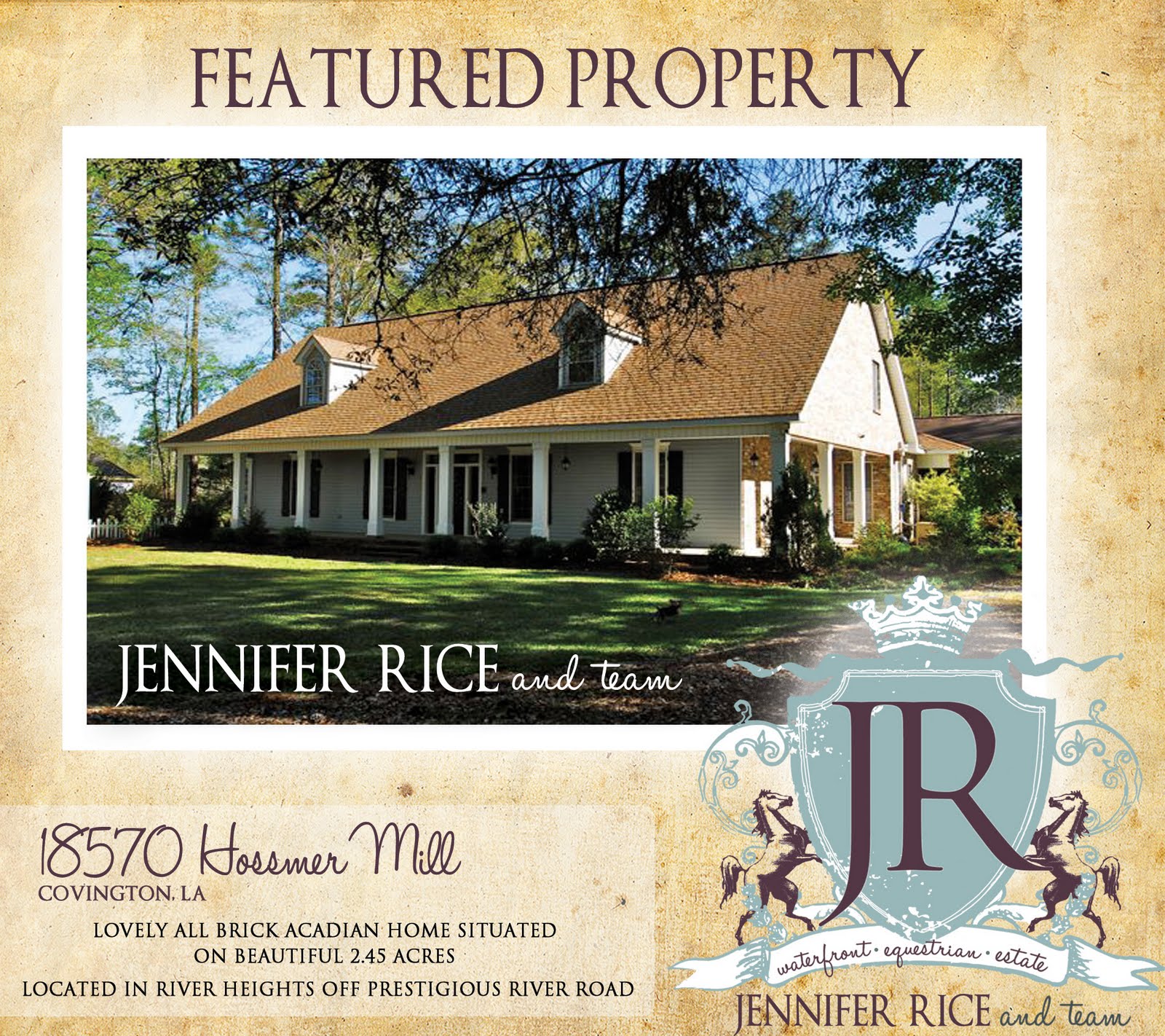 Jennifer Rice and Team Real Estate July 2011