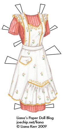 inkspired musings: vintage paper dolls and aprons