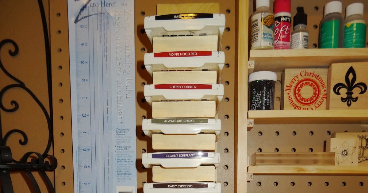 Kali9 Designs DIY Stampin Up Ink Pad Storage