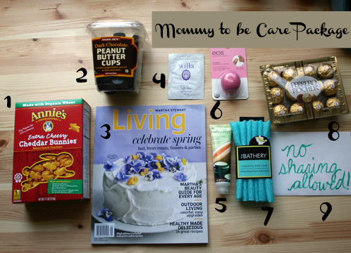 care package pregnant friend