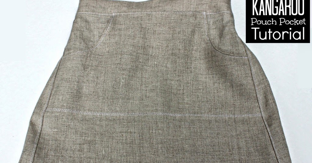 sewVery Kangaroo Pouch Pocket Tutorial for Skirting the Issue
