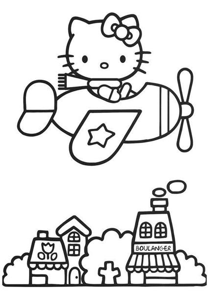 Hello Kitty Coloring Pages | Fantasy Coloring Pages