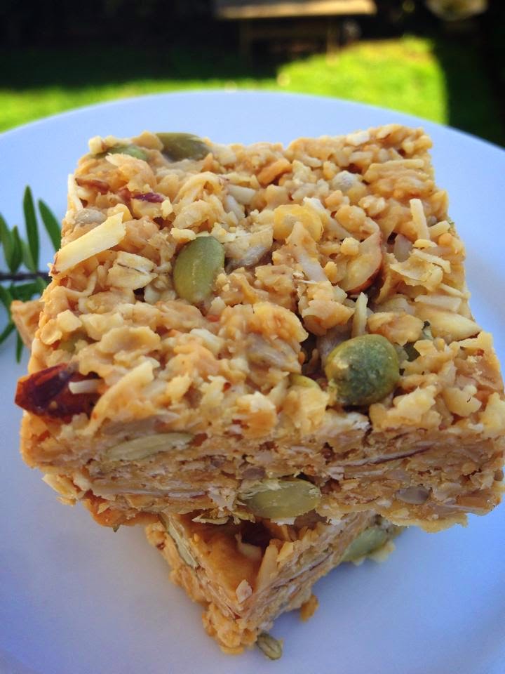 Charlie the Baker Vegan, Gluten and Refined Sugar Free Muesli Slice