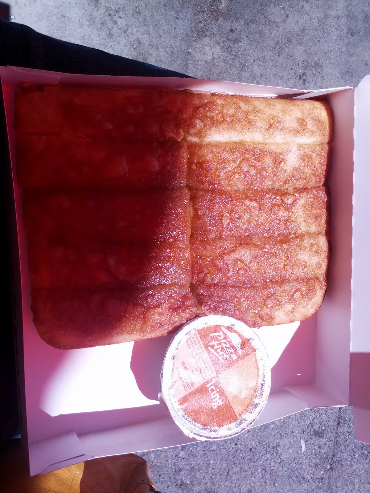 Pizza Hut Cinnamon Sticks Julie's Dining Club