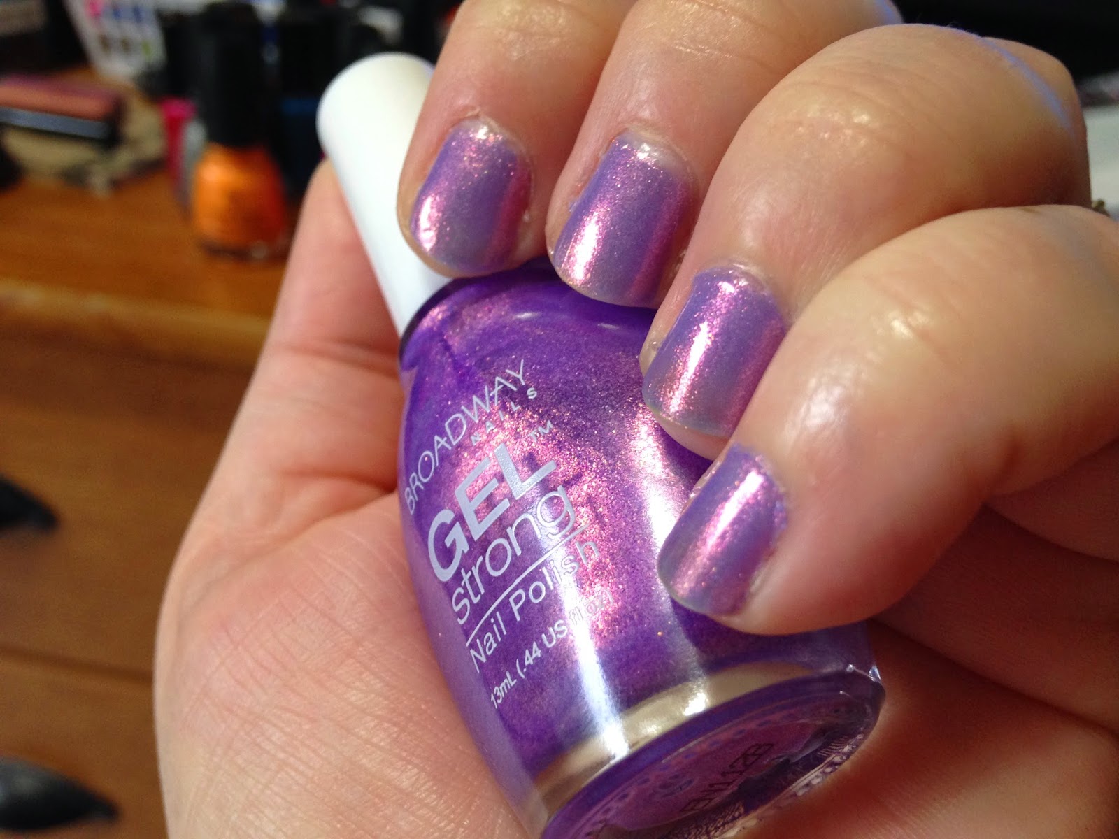6. Broadway Nails Gel Strong Nail Polish in "Color Me Vibrant" - wide 2