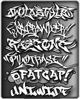 Wildstyle Graffiti Fonts