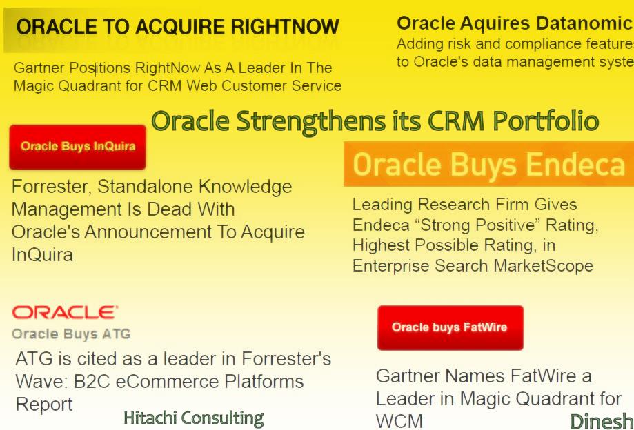 Dinesh Knowledge Planet Your Crm Mdm Bi Blog Oracle S Crm Cloud Strategy