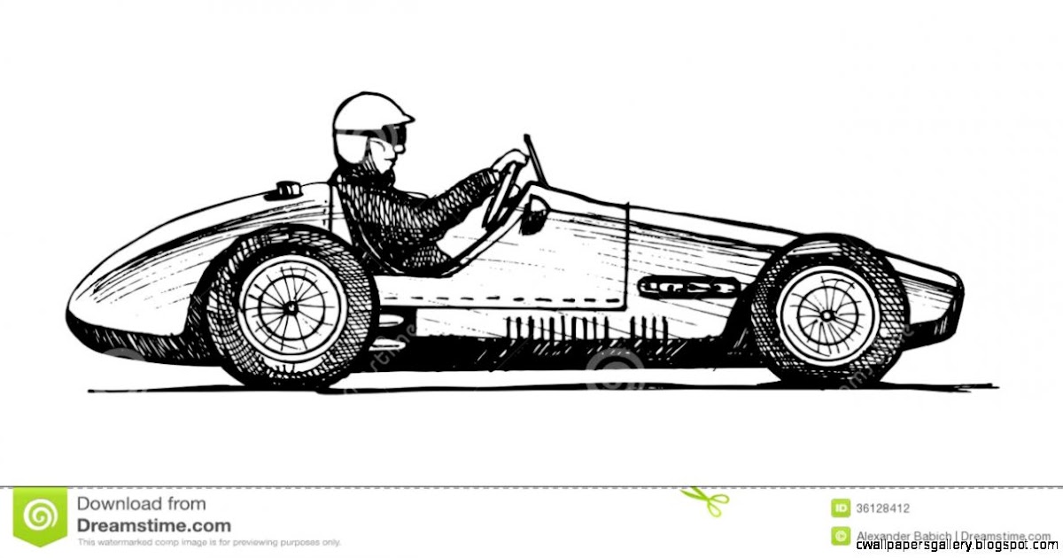 Simple Racing Car Drawings And Sketches for Beginner