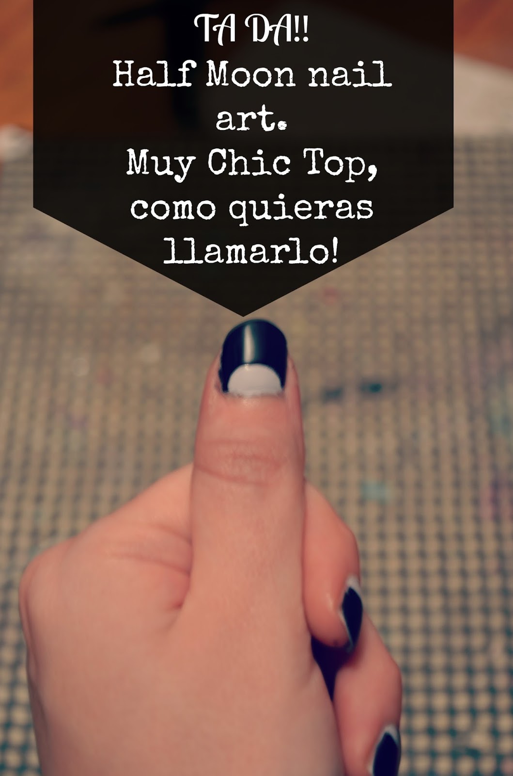 Blog de Magu ♚ ♔ Nail Art Half Moon Nail Art / Manimonday