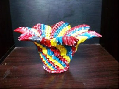 Origami Pencil Holder