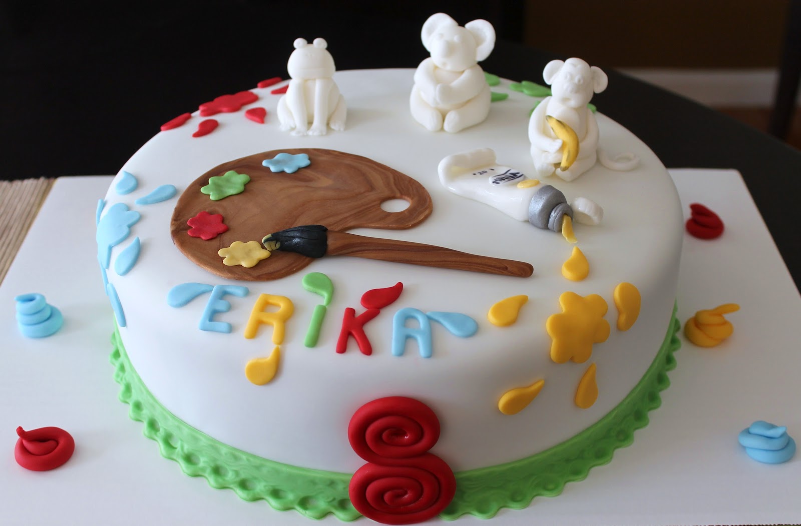 Creative Cakes by Lynn Pottery Paint Party Cake