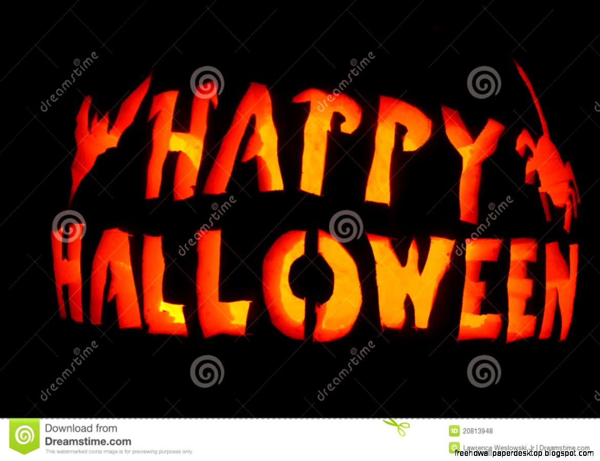 Glowing Orange And Yellow Happy Halloween Royalty Free Stock Glowing Orange And Yellow Happy Halloween Royalty Free Stock