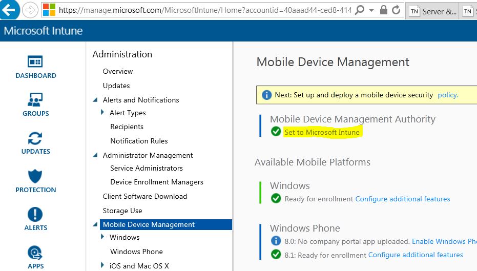 Configure Intune Standalone to Manage iOS Devices NETvNext Blog