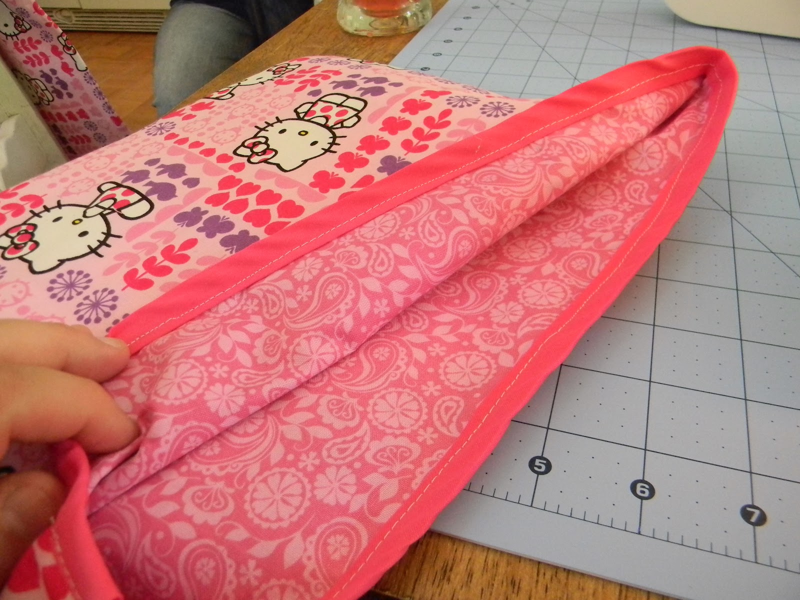 The Pink Elephant Sisters Hello Kitty Tote Bag Tutorial