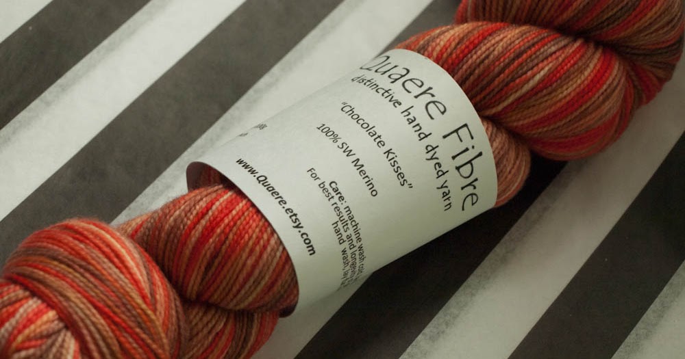 Phat Fiber Sample Box Quaere Fibre Chocolate Kisses Sock Yarn giveaway!