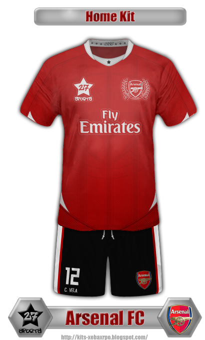 Kits by xebax Arsenal+Home