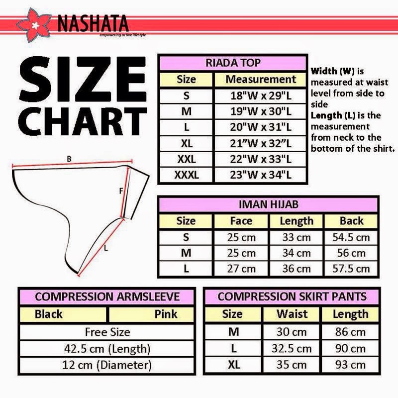 Iman Size Chart
