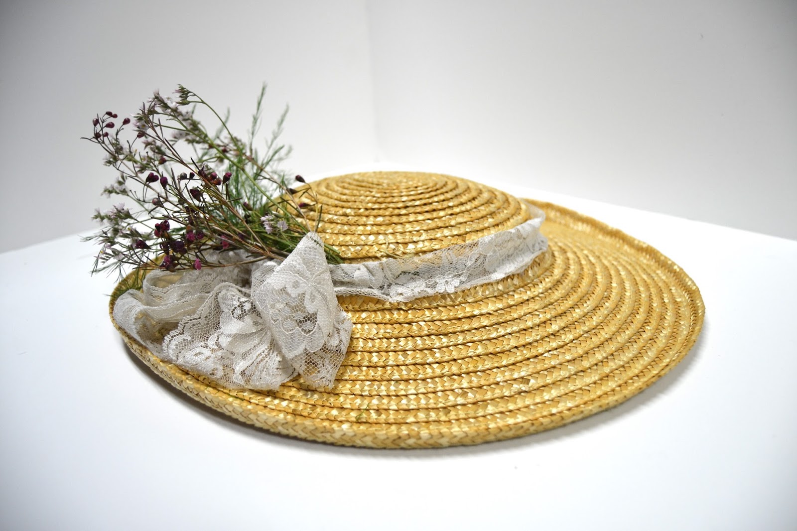 Sassy Straw Saucer Hat DIY Flashback Summer