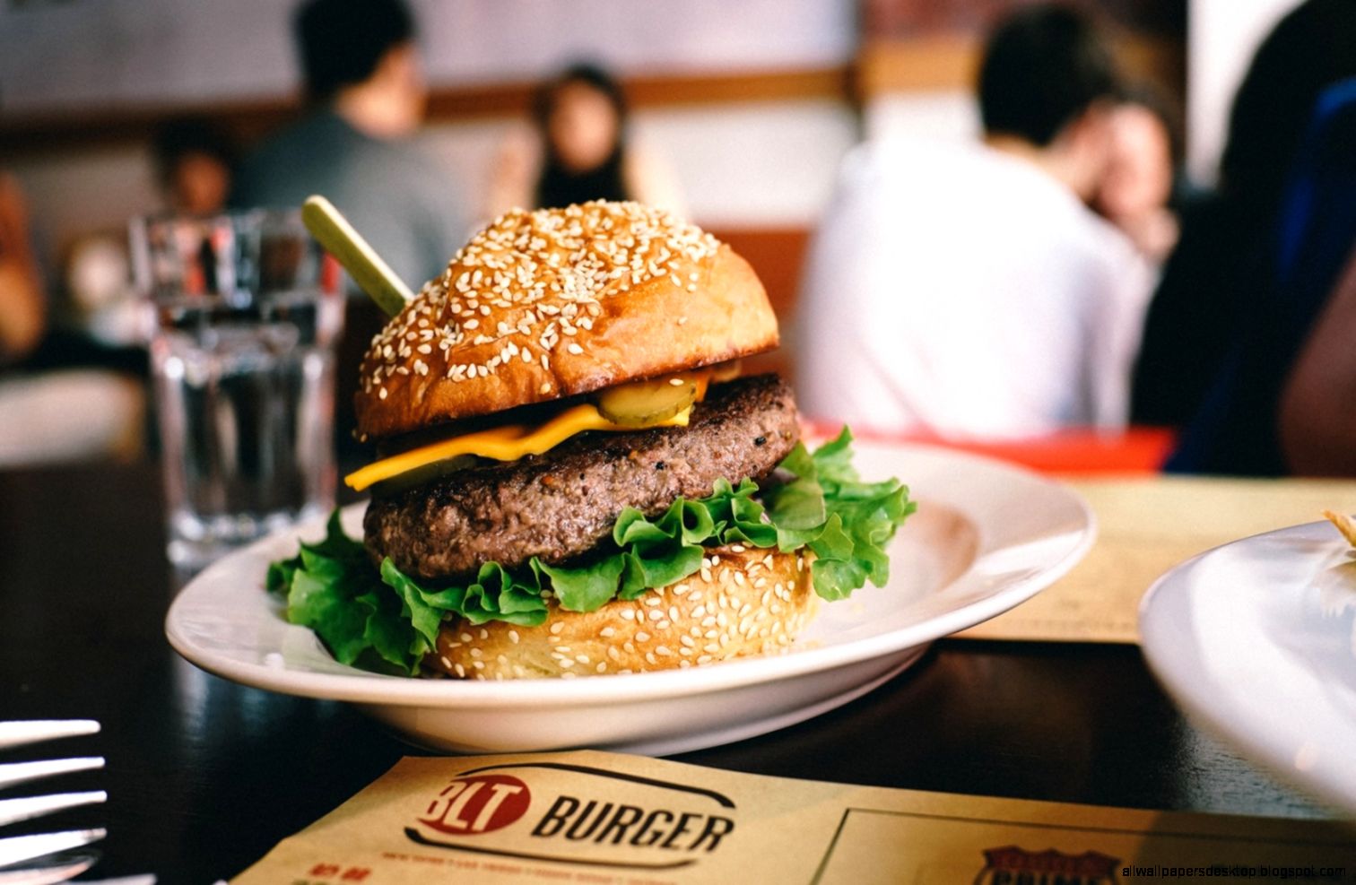 Cheeseburger Burger Food Hd Wallpaper