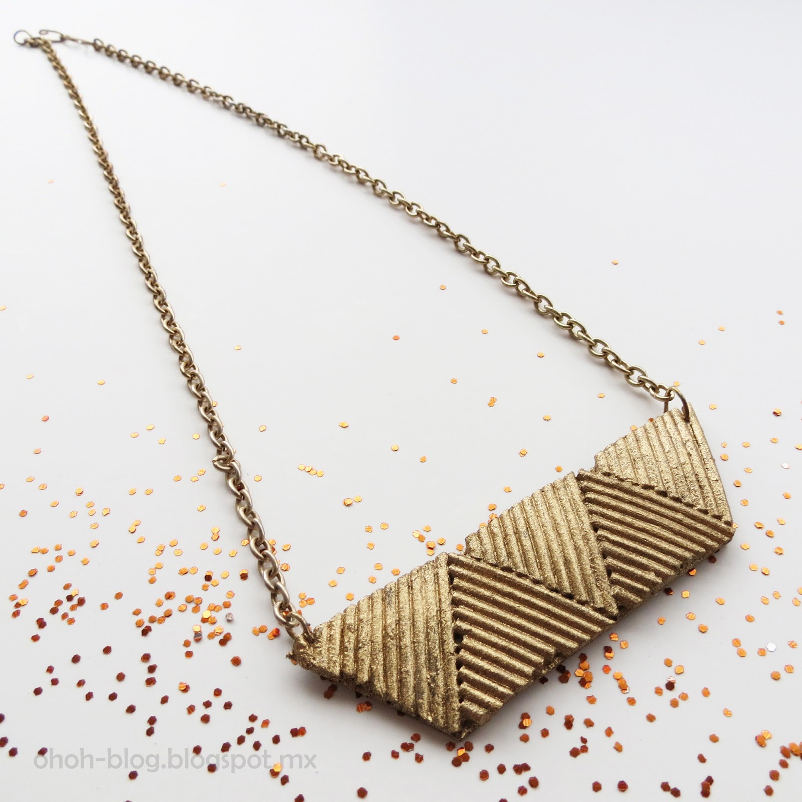 Pasta necklace / Collar Ohoh Blog