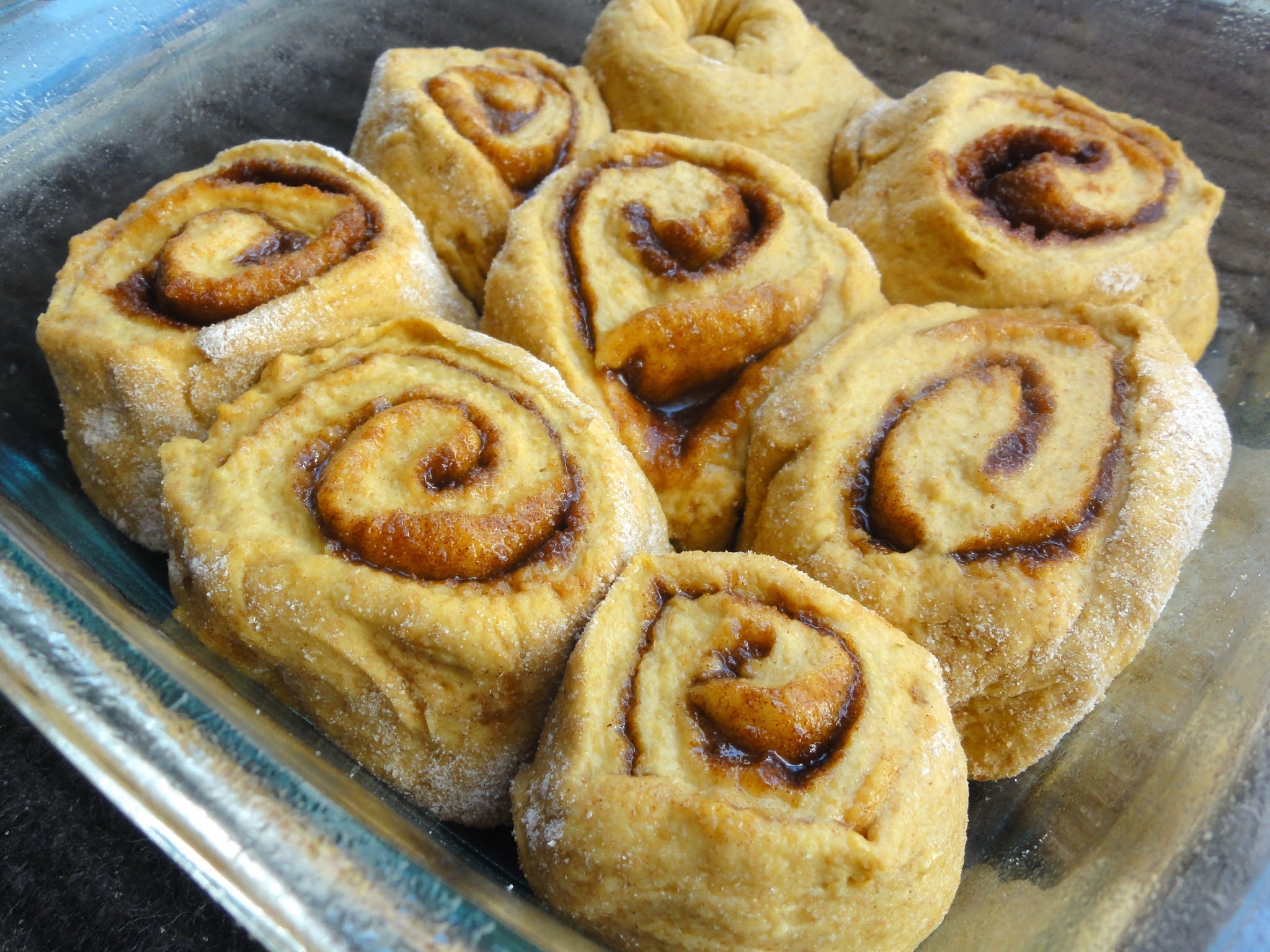 The Conscientious Eater Pumpkin Cinnamon Rolls with Candied Pecans...A