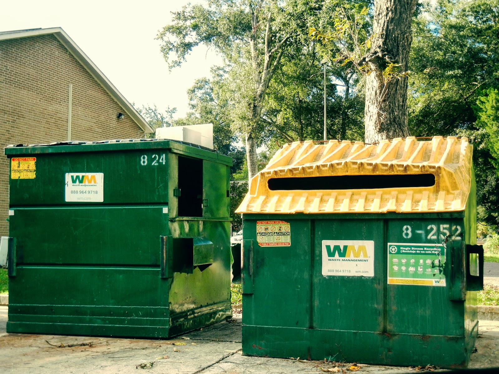 recycling dumpsters