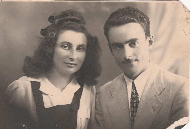 Carlo Narratone con la moglie Maria negli anni '40