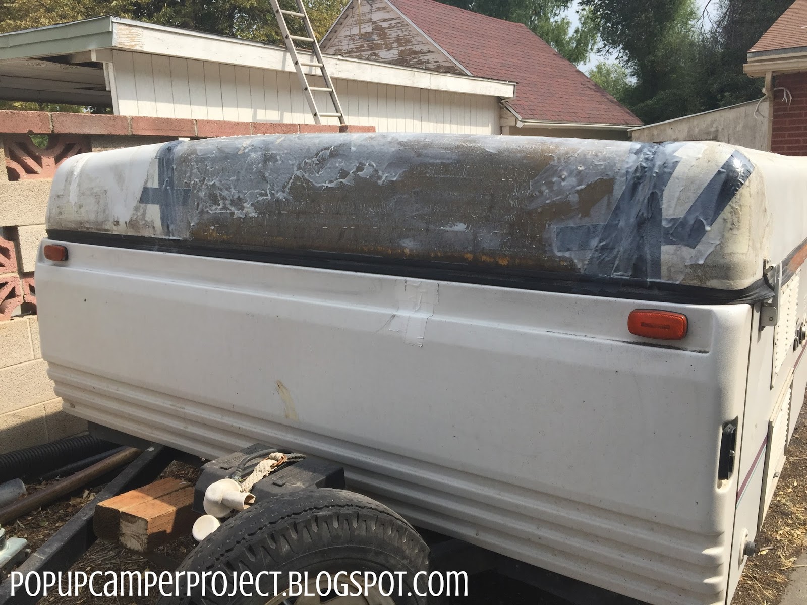 Pop Up Camper Project The Roof of our Pop Up Camper