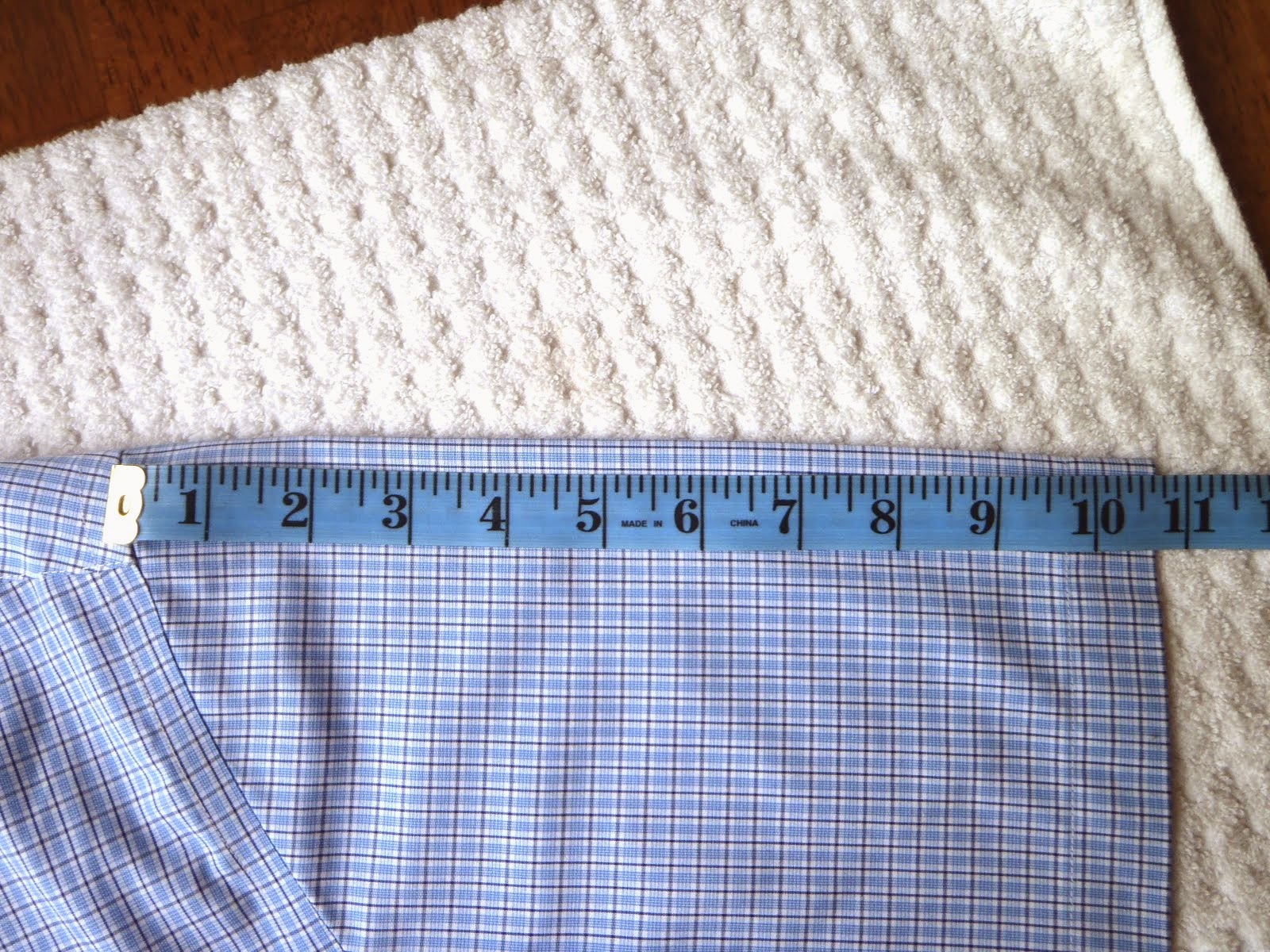 From Scratch Mom Shortening Men's Dress Shirt Sleeves Instructions