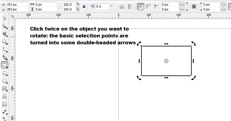 graphic-tutorials: Corel Draw basisc: how to rotate an object graphic-tutorials: Corel Draw basisc: how to rotate an object