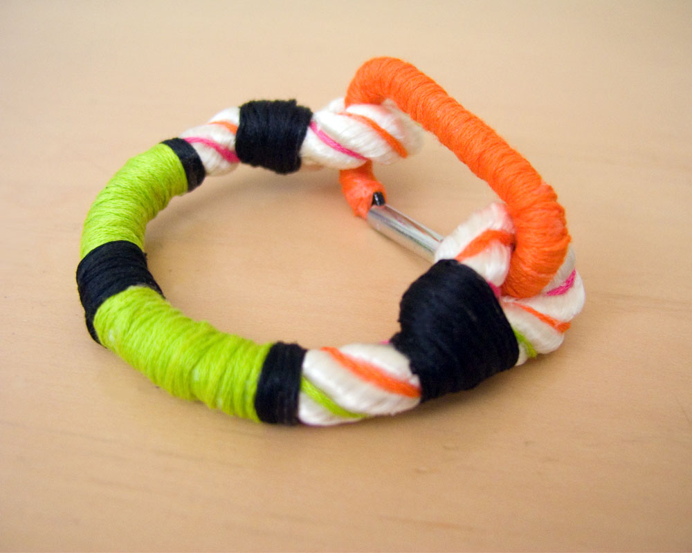Wear The Canvas DIY Fri Neon Rope Bracelet