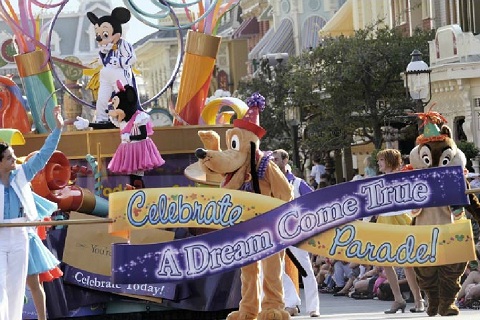 Disney World parade
