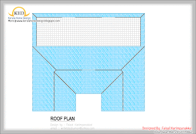Home plan and elevation - 184 Square Meter (1983 Sq.Ft) - Roof Plan  - November 2011