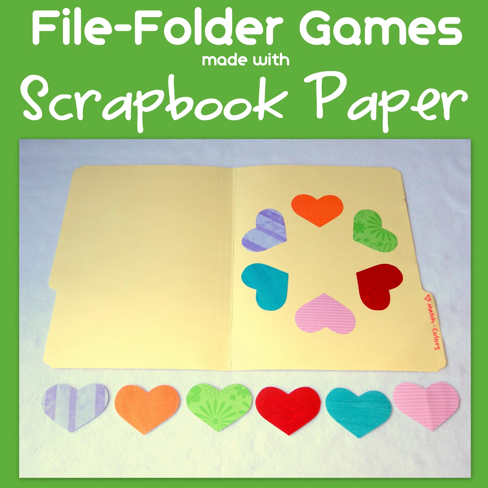 FileFolder Games Scrapbook Paper